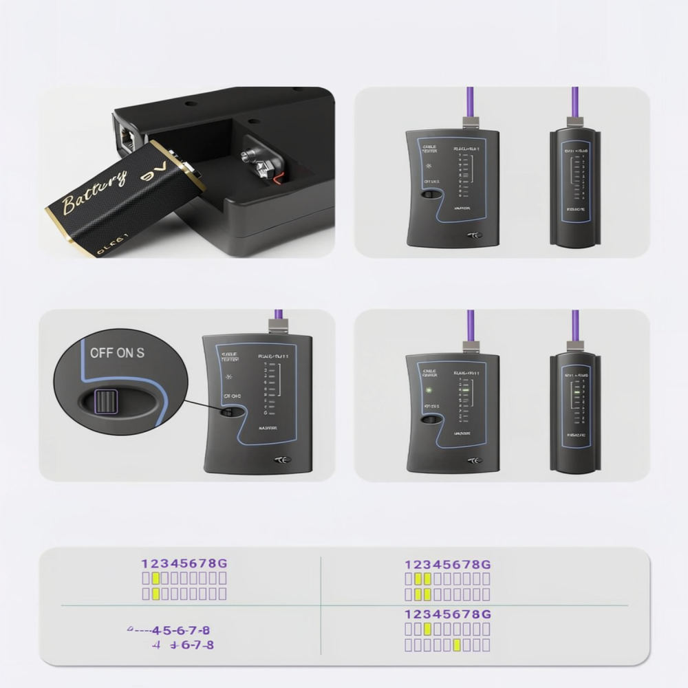 RJ45 케이블 연결에 사용되는 고성능 이더넷 압착 공 - Tool Set 리뷰 및 가격