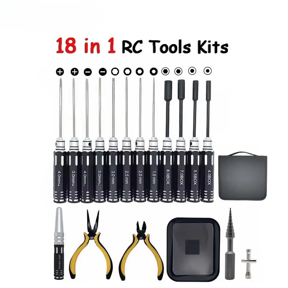 RC 공구 세트 18종: 스크루드라이버, 플라이어, 육 - Screwdriver Set 리뷰 및 가격
